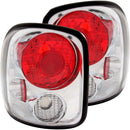 ANZO 1999-2004 Chevrolet Silverado Taillights Chrome - anz211026