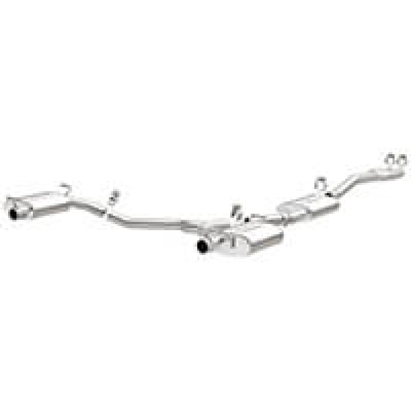 MagnaFlow Cat-Back SS Dual Split Rear Exit 2015 Dodge Charger/Chrysler 300C 3.6L V6 (Uses OEM Tips) - mag19225