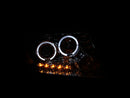 ANZO 2004-2008 Ford F-150 Projector Headlights w/ Halo and LED Chrome G2 - anz111203