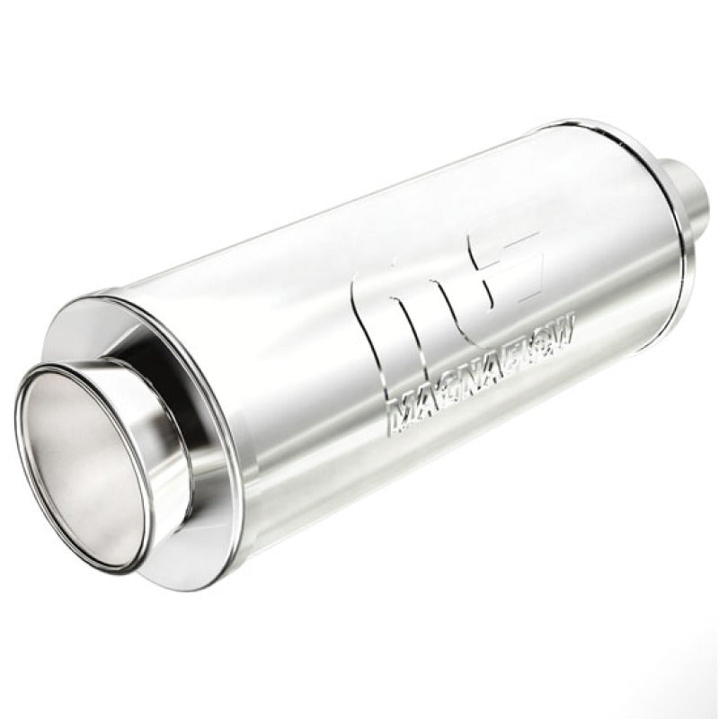 MagnaFlow Muffler W/Tip Mag SS 14X6X6 2.25/4. - mag14811