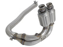 aFe Power Direct Fit Catalytic Converter Replacements Front 04-06 Jeep Wrangler (TJ/LJ) I6-4.0L - afe47-48003