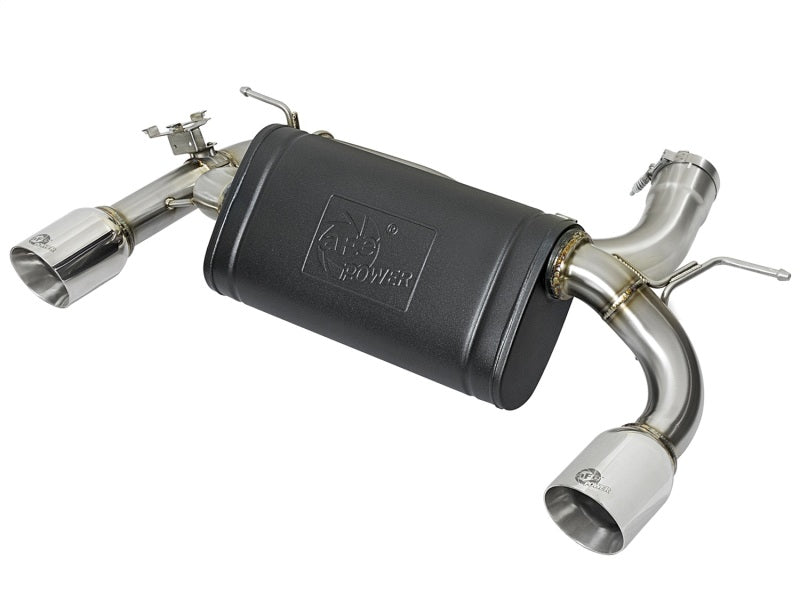 aFe MACHForce XP Exhausts Axle-Back 12-15 BMW 335i 3.0T (SS w/Polished Tips) - afe49-36336-P