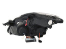 ANZO 2008-2009 Nissan Altima (2 Door ONLY) Projector Headlights w/ Halo Black (CCFL) - anz121395