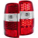 ANZO 2000-2006 Chevrolet Suburban LED Taillights Red/Clear - anz311001