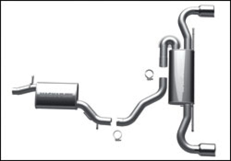 MagnaFlow SYS C/B 2008 Audi TT Quattro 3.2L - mag16719