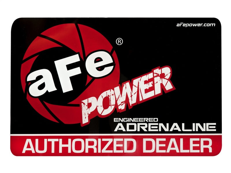 aFe Power Marketing Promotional PRM Cling Window: aFe Power Dealer (Medium) - afe40-10080