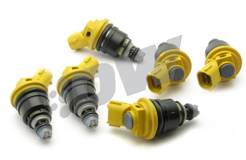 DeatschWerks 96-99 Nissan I30 VQ30 / RB25DET / Maxima VQ30de / 300zx 950cc Side Feed Injectors - dw02J-01-0950-6