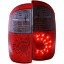 ANZO 2004-2006 Toyota Tundra LED Taillights Red/Smoke - anz311177
