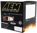 AEM 5in Dryflow Air Filter with 8in Element - aem21-2075DK