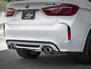 aFe MACH Force-Xp 3.5in. 304 SS C/B Exhaust w/o Muffler 15-18 BMW X5 M V8-4.4L (tt) - Polished Tip - afe49-36342-P