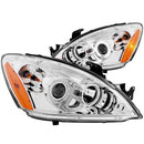 ANZO 2004-2007 Mitsubishi Lancer Projector Headlights w/ Halo Chrome (CCFL) - anz121103