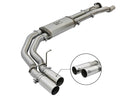 aFe POWER Rebel Series 3in 409 SS Cat Back Exhaust w/ Polished Tips 17 Ford F-150 Raptor V6-3.5L - afe49-43091-P