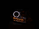 ANZO 2004-2008 Ford F-150 Projector Headlights w/ Halo and LED Chrome - anz111029
