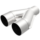 MagnaFlow Universal Trans Y-Pipe All SS 4inch (Dual) 3.5inch (Single) x 13inch (Overall) - mag10800