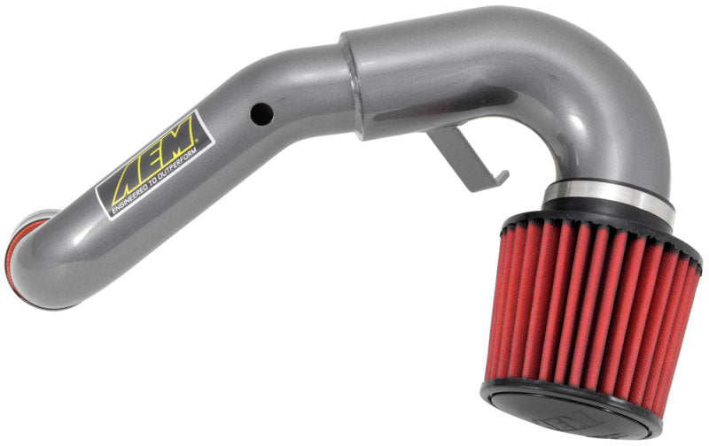 AEM 02-06 Honda Civic Si M/T Only Silver V2 Intake - aem24-6108C