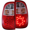 ANZO 2005-2006 Toyota Tundra LED Taillights Red/Clear - anz311117