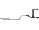 aFe Rebel Series 2.5in 409 SS Cat-Back Exhaust System w/ Black Tips Jeep Wrangler (JL) 2018 V6 3.6L - afe49-48066-B