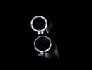 ANZO 2003-2007 Cadillac Cts Projector Headlights w/ Halo Black - anz121415