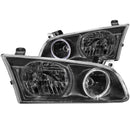 ANZO 2000-2001 Toyota Camry Crystal Headlights w/ Halo Black - anz121123