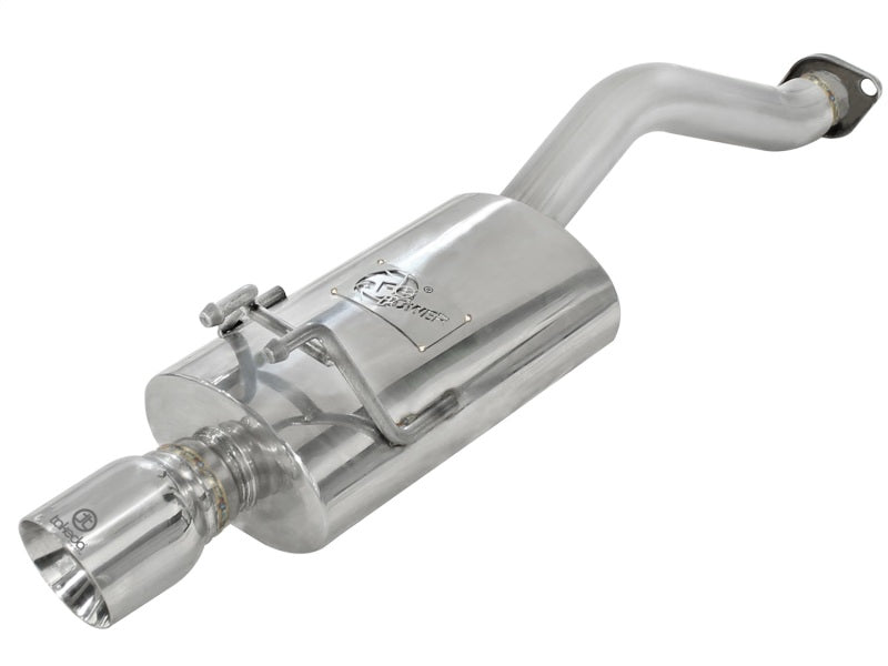 aFe Takeda Exhaust 2.5in Dia 304SS Axle-Back w/Polished Tip 06-11 Honda Civic EX Sedan L4 1.8L - afe49-36610