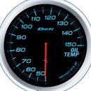 DEFI Advance BF Blue 60mm Oil Temperature Gauge (Metric) - defiDF10403