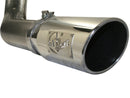 aFe MACHForce XP Exhaust Cat-Back SS-409 4in Polished Tip 11-12 Ford F-150 EcoBoost V6-3.5L (tt) - afe49-43041-P