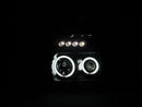 ANZO 2008-2010 Ford F-250 Projector Headlights w/ Halo Black (CCFL) - anz111168