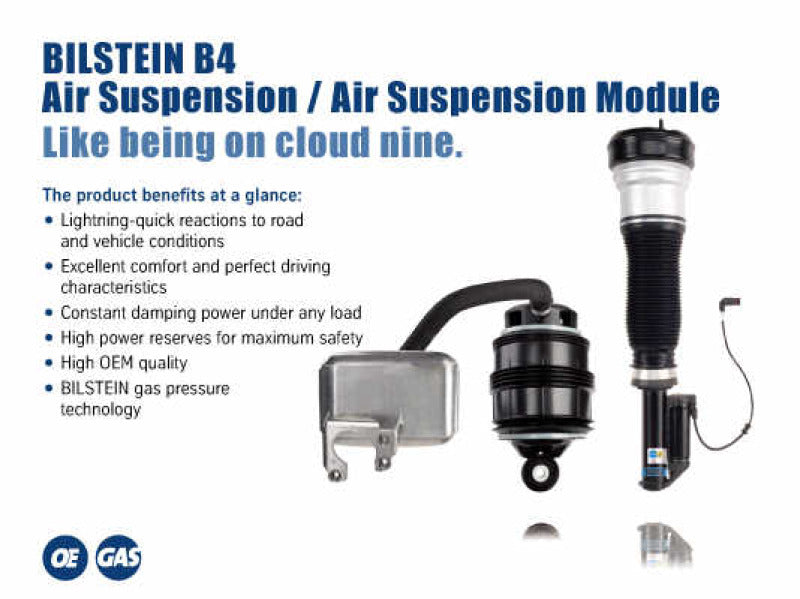 Bilstein B4 2009 Mercedes-Benz S600 Base Rear Left Suspension Air Spring - bil44-192075
