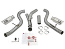 aFe LARGE Bore HD 4in Dual DPF-Back SS Exhaust w/Polished Tip 16-17 GM Diesel Truck V8-6.6L (td) LML - afe49-44080-P