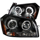 ANZO 2005-2007 Dodge Magnum Projector Headlights Black - anz121220