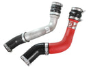 aFe BladeRunner 3in Red Intercooler Tubes Hot & Cold Side Kit for 13-14 Dodge RAM Diesel 6.7L (td) - afe46-20134-R