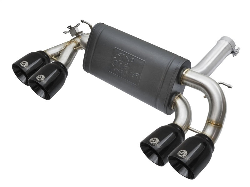 aFe MACHForce XP 3in - 2 1/2in Axle Back 304SS Exhaust w/ Black Tips 16-17 BMW M2 (f87) - afe49-36333-B