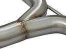 aFe POWER Takeda 16-17 Honda Civic I4-1.5L (t) 2.5-2.25in 304 SS CB Dual-Exit Exhaust Blue Tips - afe49-36615-L