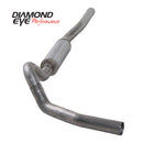 Diamond Eye KIT 4in CB SGL MFLR RPLCMENT PIPE SS CHEVY/GMC 6.6L 2500/3500 2006-2007.5 - depK4122S-RP