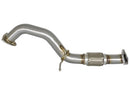 aFe Power Elite Twisted Steel 16-17 Honda Civic I4-1.5L (t) 2.5in Rear Down-Pipe Mid-Pipe - afe48-36605