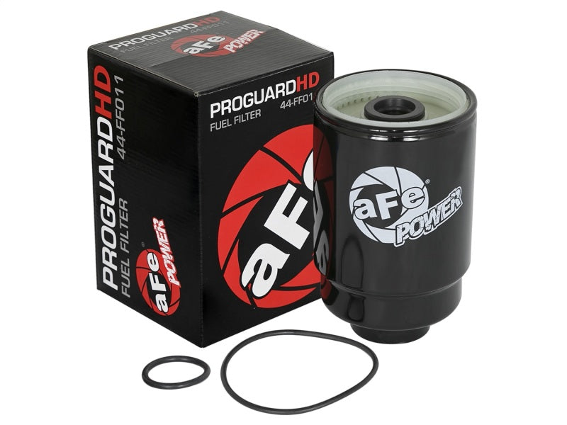 aFe ProGuard D2 Fluid Filters Fuel F/F FUEL GM Diesel Trucks 01-12 V8-6.6L (td) - afe44-FF011