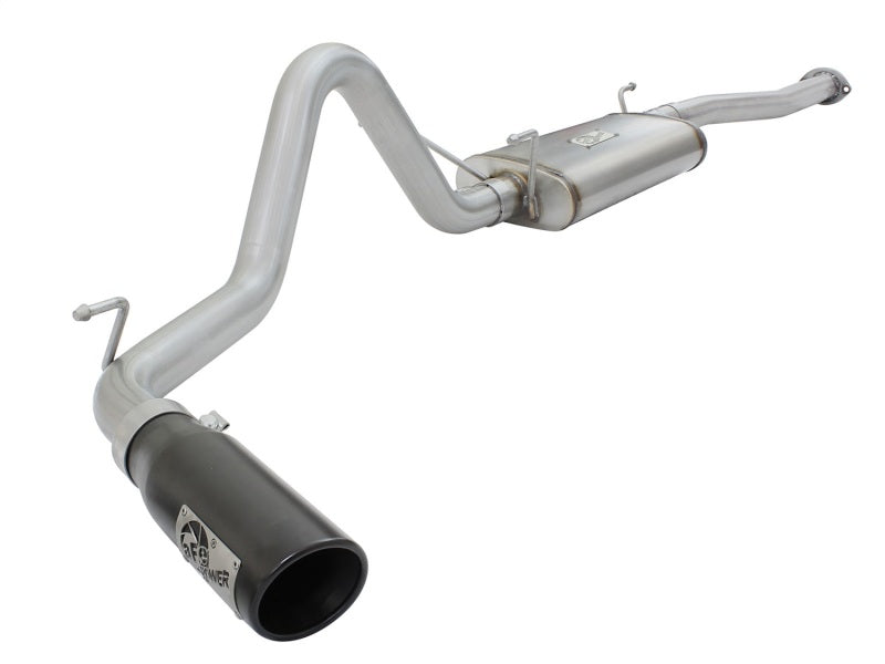 aFe MACH Force XP 2.5in Cat-Back Stainless Steel Exhaust System w/Black Tip Toyota Tacoma 13-14 2.7L - afe49-46024-B