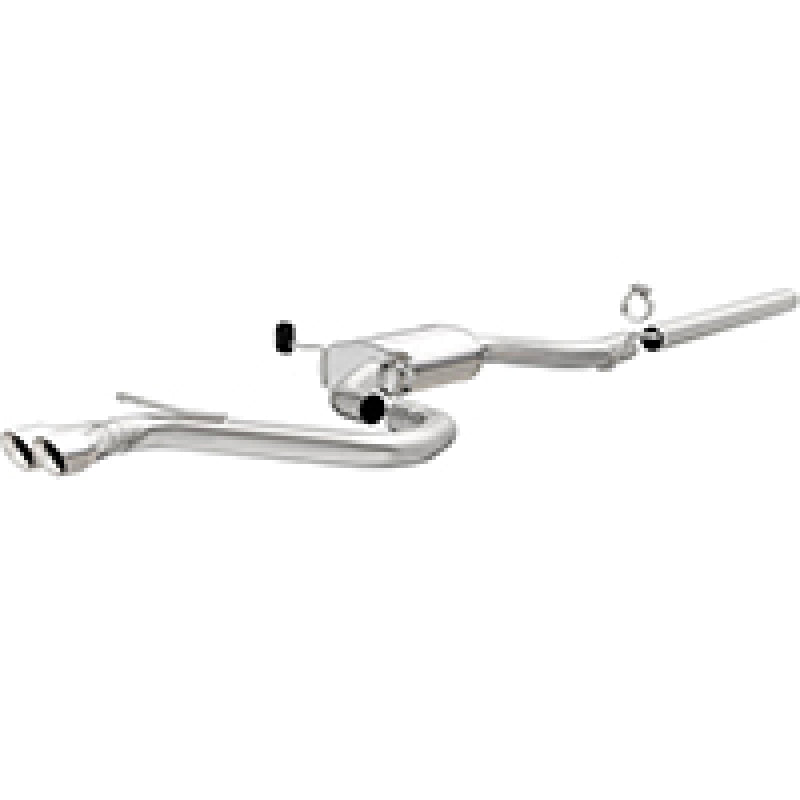 MagnaFlow Sys C/B 2015 Volkswagen Golf 1.8L 2.5in SS Dual Driver Side Exit Polished 3 Tip - mag19163