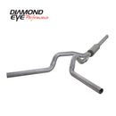 Diamond Eye KIT 4in CB MFLR RPLCMENT PIPE DUAL AL: 2004.5-2007.5 DODGE CUMMINS 600 - depK4236A-RP