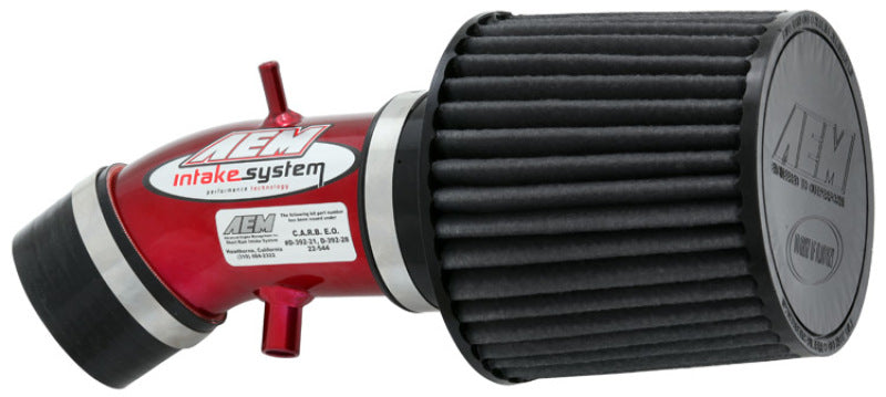 AEM 02-06 Sentra SE-R Red Short Ram Intake - aem22-544R