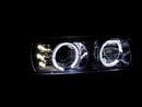 ANZO 1999-2002 Chevrolet Silverado 1500 Projector Headlights w/ Halo Chrome - anz111190