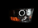 ANZO 2009-2016 Dodge Ram 1500 Projector Headlights w/ Halo Chrome (CCFL) - anz111160