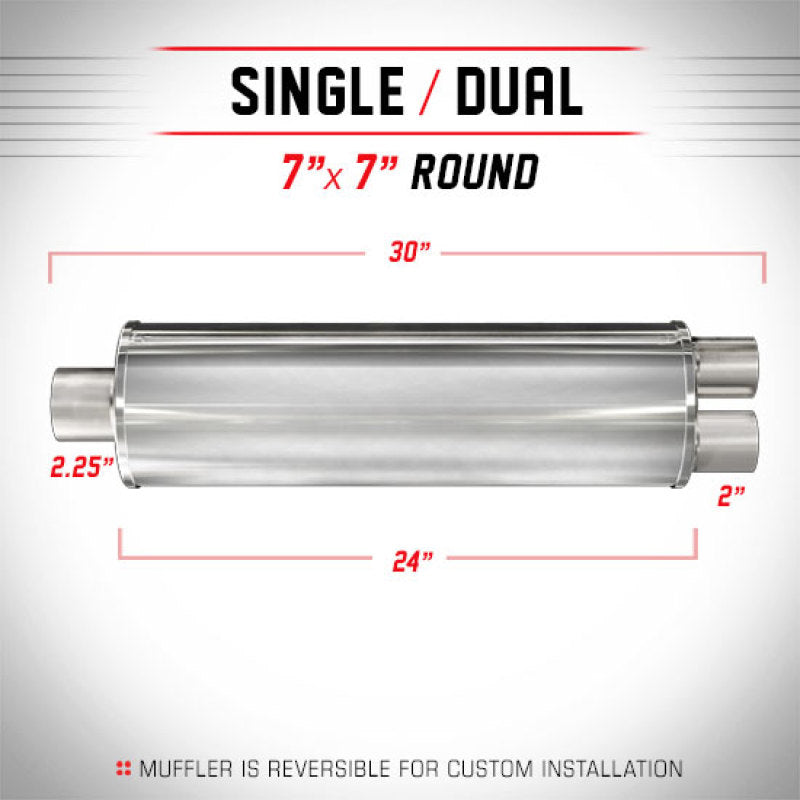 MagnaFlow Muffler Trb SS 24X7X7 2.25/2 C/D - mag13760