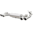 MagnaFlow Sys C/B 2015 Volkswagen Golf R 3in Polished SS Quad Tip Split Rear Exit - mag19165