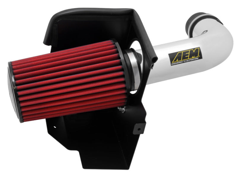 AEM 07-08 Jeep Wrangler 3.8L-V6 Polished Brute Force Air Intake - aem21-8314DP