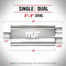 MagnaFlow Muffler Mag SS 18X5X8 2.25X2.25/2.2 - mag14258