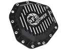 aFe Power Pro Ser Rear Diff Cover Black w/Mach Fins 2017 Ford Diesel Trucks V8-6.7L(td) Dana M275-14 - afe46-70352