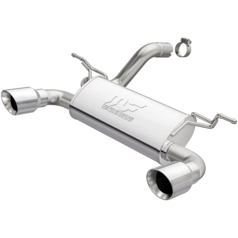 MagnaFlow 2018+ Jeep Wrangler 3.6L Dual Polished Tip Axle-Back Exhaust - mag19385