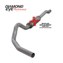 Diamond Eye KIT 4in CB MFLR RPLCMENT PIPE SGL AL: 03-07 FORD 6.0L F250/F350 - depK4338A-RP