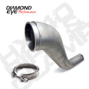 Diamond Eye KIT 4in DWNP HX40 TURBO-DIRECT FLANGE W/ V-Band CLAMP AL DODGE 94-02 - dep221043